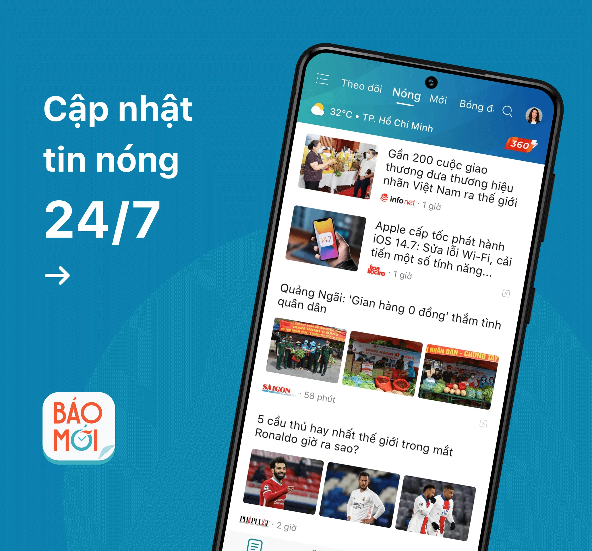 Báo Mới - Tin mới 24h screenshot